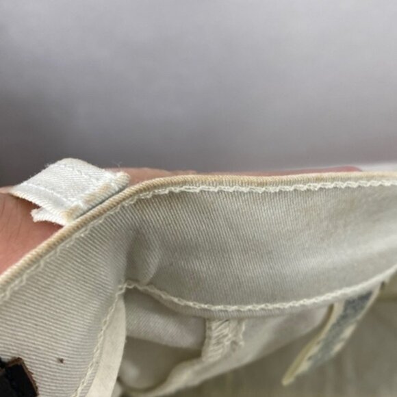 NWT Rag & Bone Grand Prix Winter White Black Leather Panel Legging Jeans 27 - Picture 10 of 13